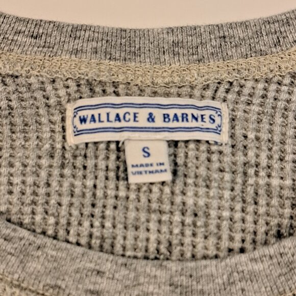 Wallace & Barnes Men's S Athletic Fit Long Sleeve Crewneck Thermal Style #F7054 - Picture 2 of 15